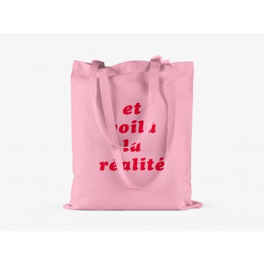 typealive / Baumwolltasche / Réalité / Pink