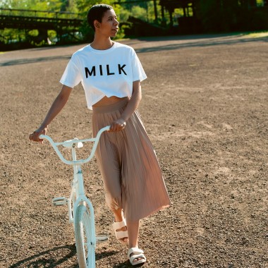 Cropped Shirt MILK – Vanilla Milk