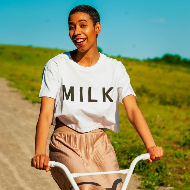 Cropped Shirt MILK – Vanilla Milk
