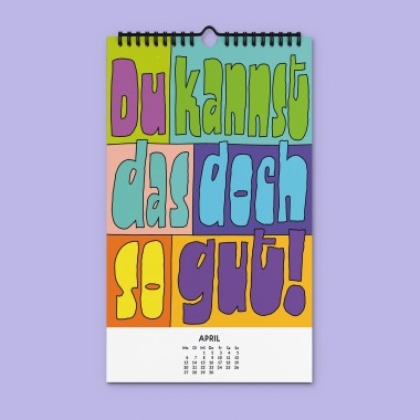 "Willst du nicht mal was Richtiges arbeiten" Kalender 2026 by Chris Campe