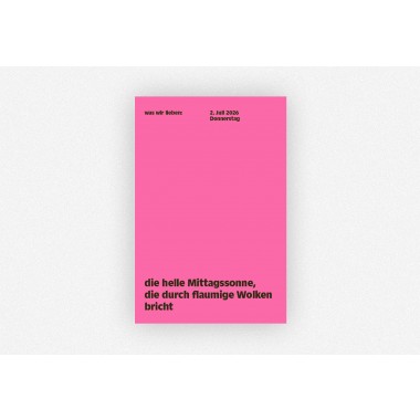 was wir lieben -
Ein Notizkalender für 2026 mit Liebeserklärungen an den Alltag