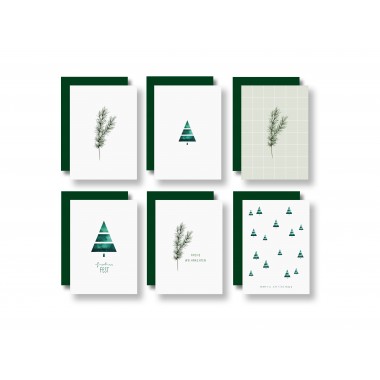 Weihnachtskarte Set 1 - SANS.