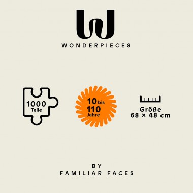 Wonderpieces Puzzle - Follower*innen von Jill Senft, 1000 Teile