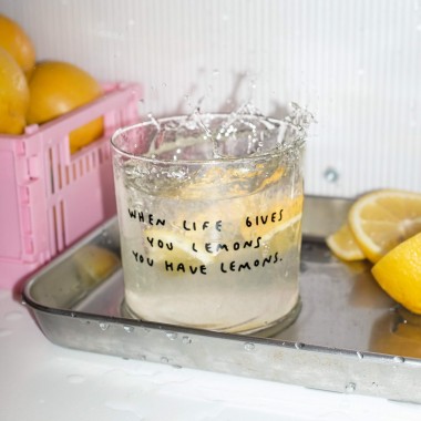 WHEN LIFE GIVES YOU LEMONS Glas – yahya studio, johanna schwarzer