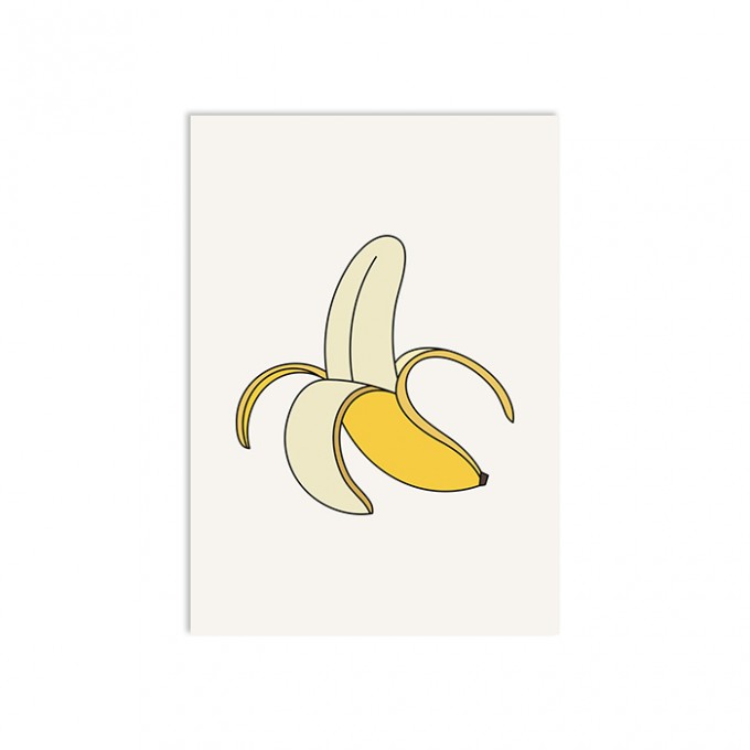 redfries banana – Postkarte DIN A6 redfries banana – Postkarte DIN A6