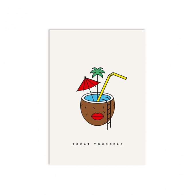 redfries coconut dreams – Postkarte DIN A6 redfries coconut dreams – Postkarte DIN A6