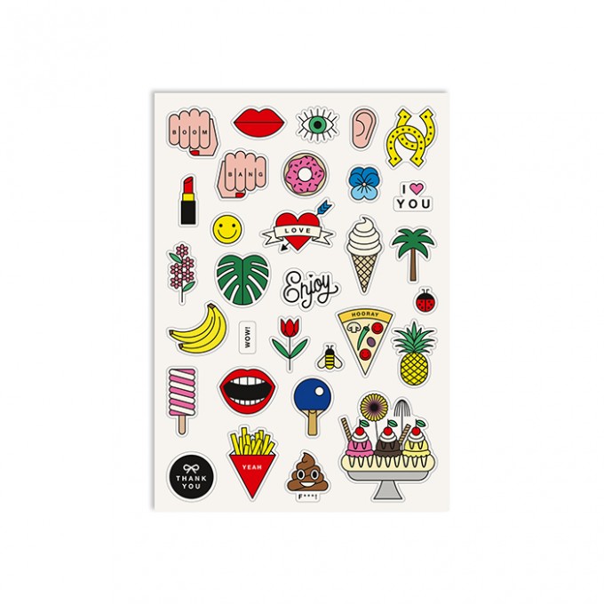 redfries stickers funbox – 2 Stück Aufkleberbögen DIN A5 redfries stickers funbox – 2 Stück Aufkleberbögen DIN A5