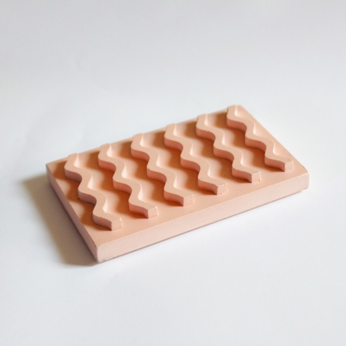 Seifenablage aus Porzellangips / Skin / objet vague Seifenablage aus Porzellangips / Skin / objet vague