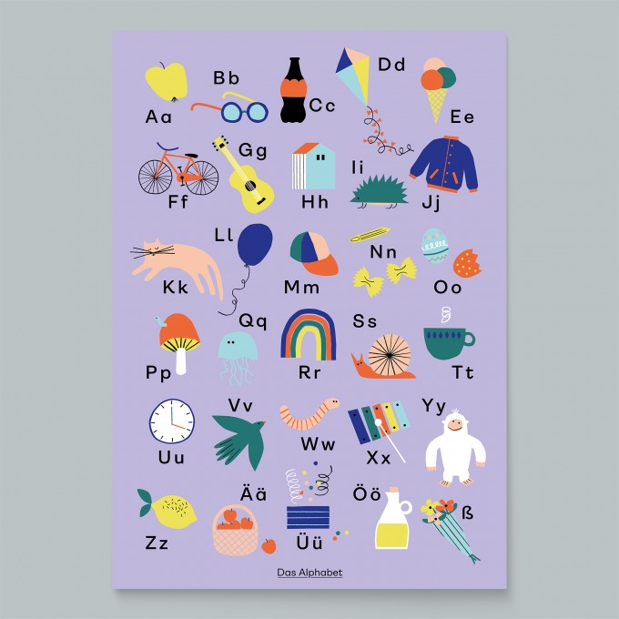 ABC Poster (DIN A3) / fidu—fine paper goods