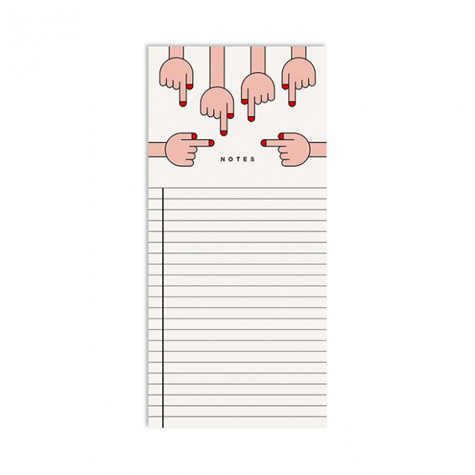 redfries hands – Notizblock DIN lang, 2 Stück redfries hands – Notizblock DIN lang, 2 Stück