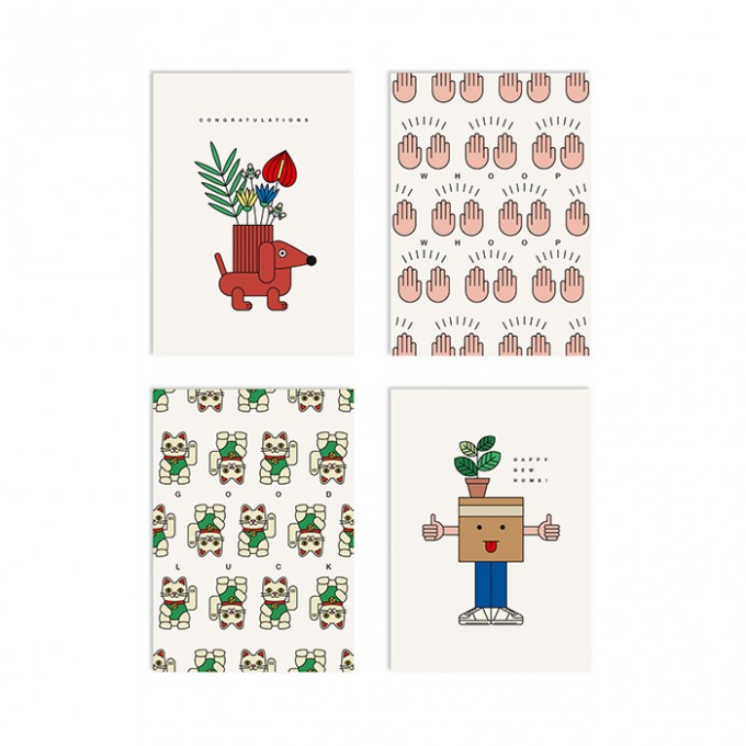 redfries set milestones – Set mit 4 Klappkarten DIN A6 mit Umschlag redfries set milestones – Set mit 4 Klappkarten DIN A6 mit Umschlag