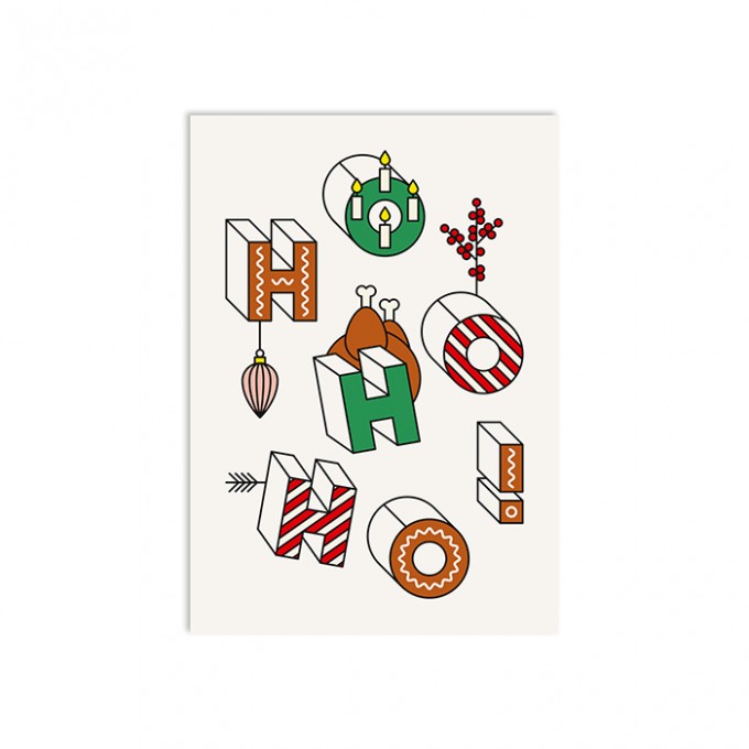 redfries ho ho ho – Postkarte DIN A6 redfries ho ho ho – Postkarte DIN A6