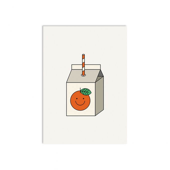 redfries orange juice – Postkarte DIN A6 redfries orange juice – Postkarte DIN A6