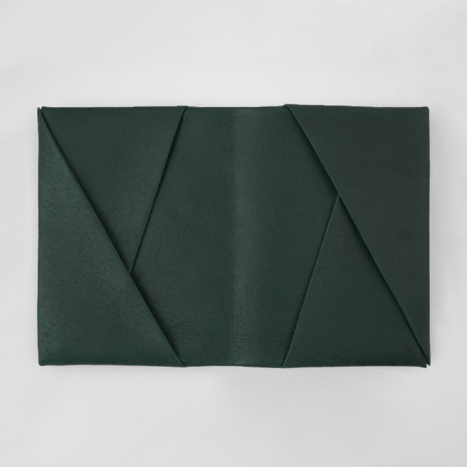 VANOOK Bi-Fold Card Case Large / Malachite