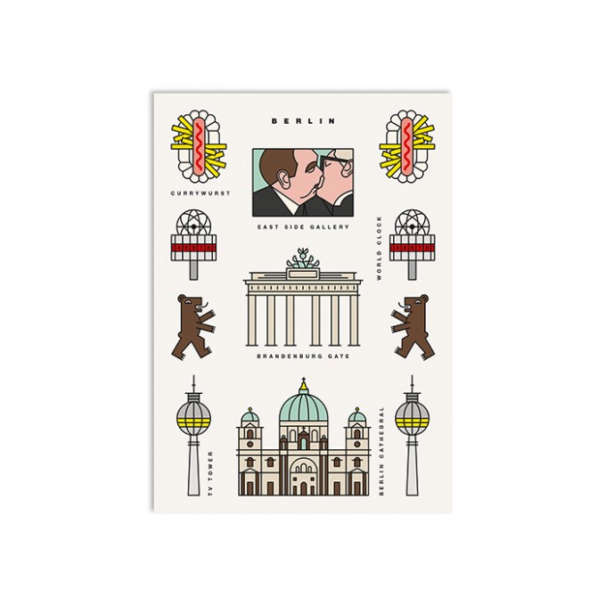 redfries berlin – Postkarte DIN A6 redfries berlin – Postkarte DIN A6