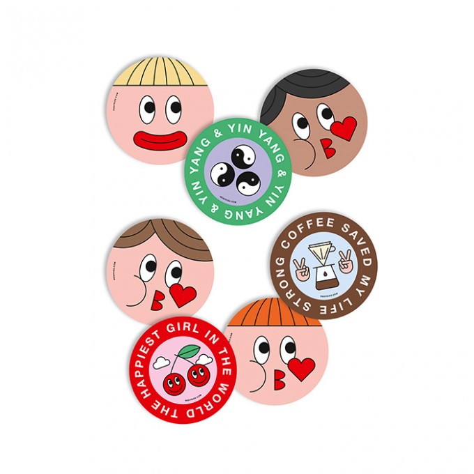 redfries stickers girls crush – Aufkleberset redfries stickers girls crush – Aufkleberset