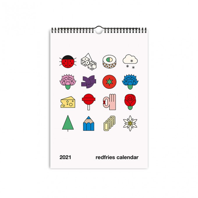 redfries iconic 2021 – Monatskalender DIN A4 redfries iconic 2021 – Monatskalender DIN A4