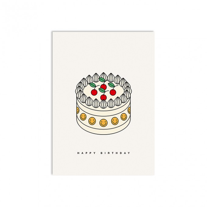 redfries cream pie – Postkarte DIN A6 redfries cream pie – Postkarte DIN A6