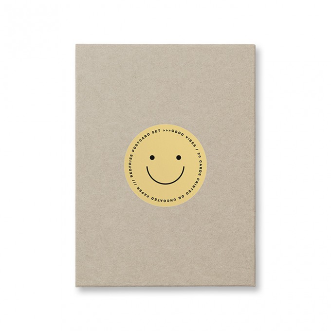 redfries set good vibes – 20 Postkarten DIN A6 in der Geschenkbox redfries set good vibes – 20 Postkarten DIN A6 in der Geschenkbox