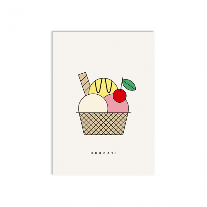 redfries cream dream – Postkarte DIN A6 redfries cream dream – Postkarte DIN A6