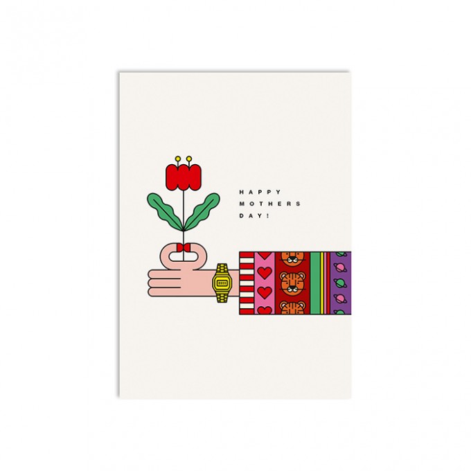 redfries hey mum - Postkarte DIN A6 Muttertag redfries hey mum - Postkarte DIN A6 Muttertag