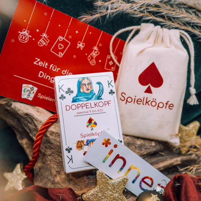 Spielköpfe Spielkarten Geschenke-Set: Doppelkopf Spielköpfe Spielkarten Geschenke-Set: Doppelkopf