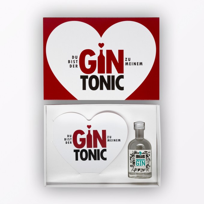 TYPOP 3-teiliges Geschenk-Set „Gin Tonic“ // Herzkarte, Little Breaks Gin & Geschenkverpackung TYPOP 3-teiliges Geschenk-Set „Gin Tonic“ // Herzkarte, Little Breaks Gin & Geschenkverpackung
