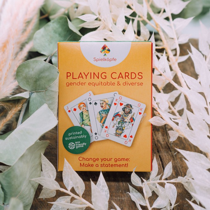 Spielköpfe – Playing Cards (English version) – gender-equitable, diverse and sustainable