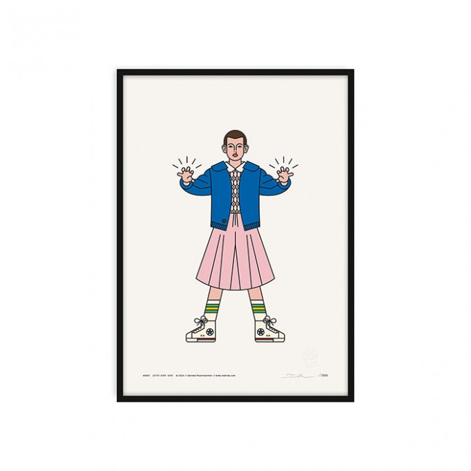 redfries zero one one – Kunstdruck DIN A3