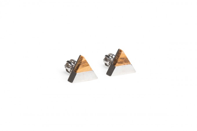 Ohrringe Api Earrings Triangle von BeWooden Ohrringe Api Earrings Triangle von BeWooden