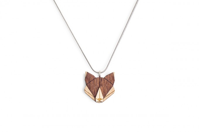 BeWooden Halskette mit Anhänger mit Tiermotiv "Fox Pendant" BeWooden Halskette mit Anhänger mit Tiermotiv "Fox Pendant"