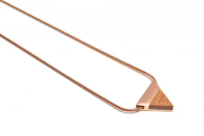 BeWooden - Kette mit Anhänger - Rea Necklace Triangle BeWooden - Kette mit Anhänger - Rea Necklace Triangle