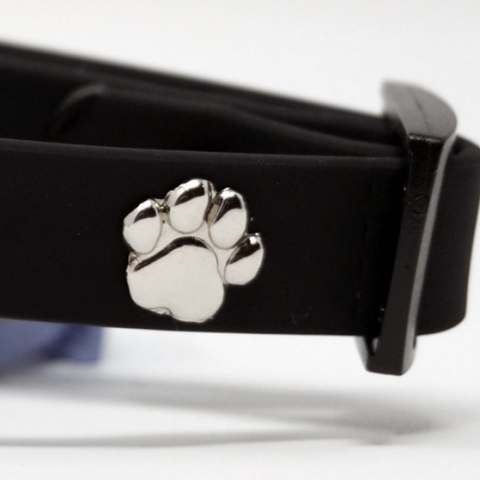 Pfote Silber Hundehalsband Anhänger - PawPopz