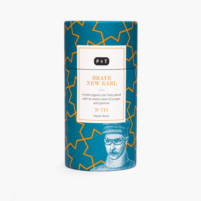 P & T - Brave New Earl - Earl Grey - Style Caddy - 90g P & T - Brave New Earl - Earl Grey - Style Caddy - 90g