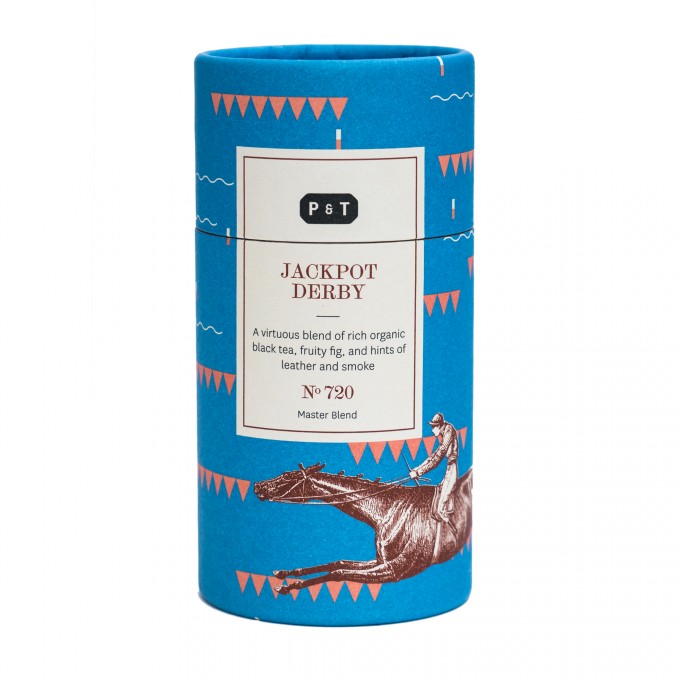 P & T - Jackpot Derby - Schwarzteemischung - Style Caddy 90g P & T - Jackpot Derby - Schwarzteemischung - Style Caddy 90g