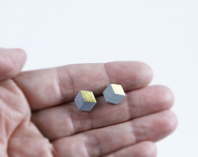 Pictofactum Ohrstecker Keramik Gold 22,5 Karat Pictofactum Ohrstecker Keramik Gold 22,5 Karat