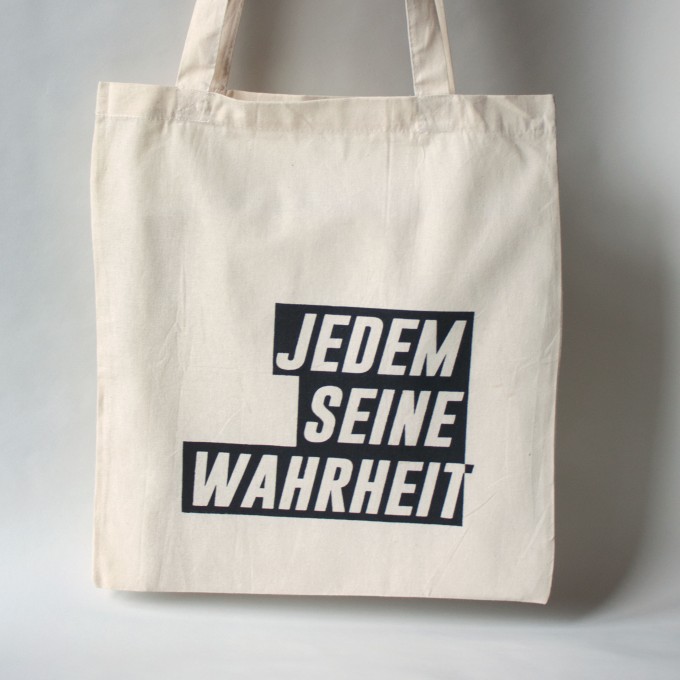 KINDERGELD JUTEBEUTEL "GÜNTER" JEDEM SEINE WAHRHEIT KINDERGELD JUTEBEUTEL "GÜNTER" JEDEM SEINE WAHRHEIT