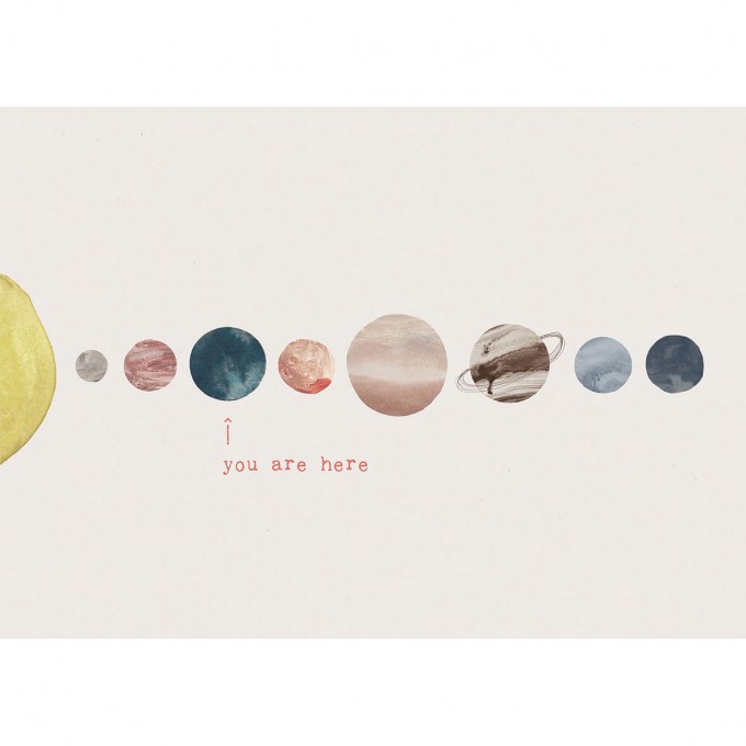YOU ARE HERE - A4 PRINT - ANNA-COSMA YOU ARE HERE - A4 PRINT - ANNA-COSMA