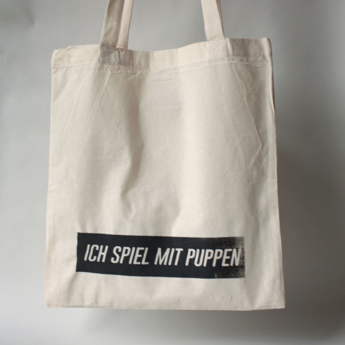 KINDERGELD JUTEBEUTEL "BIRTE" ICH SPIEL MIT PUPPEN KINDERGELD JUTEBEUTEL "BIRTE" ICH SPIEL MIT PUPPEN