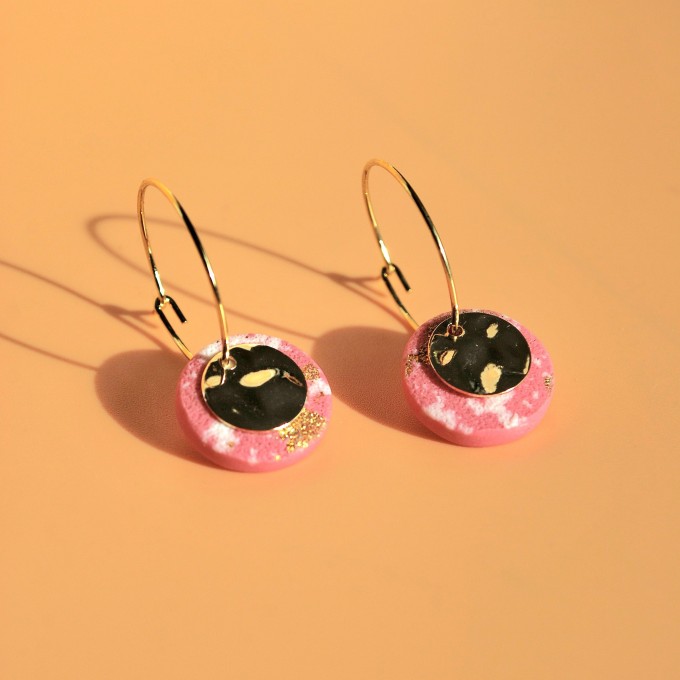 Minimalistische Creolen | 18K vergoldet | Santoclay