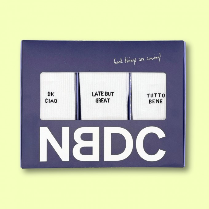 3-PACK SOCKEN OK CIAO, LATE BUT GREAT, TUTTO BENE - No Bad Days Club 