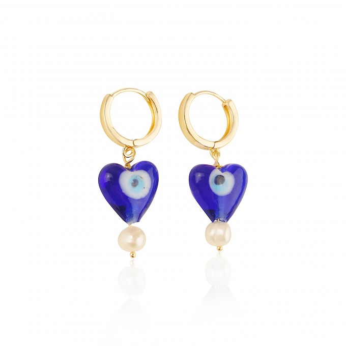 Valerie Chic - EVIL EYES Creolen - 18 Karat vergoldet Valerie Chic - EVIL EYES Creolen - 18 Karat vergoldet