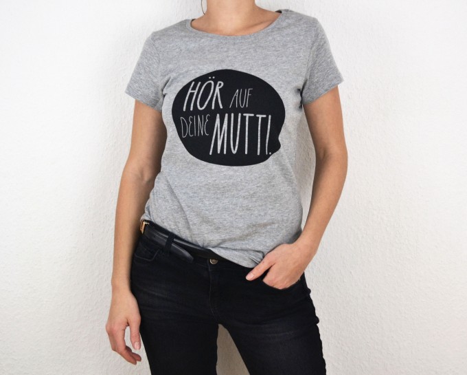 by elhe. MUTTI SHIRT WOMAN grau by elhe. MUTTI SHIRT WOMAN grau