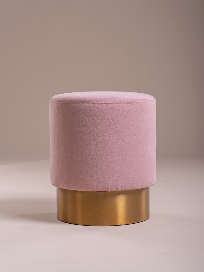 Eleganter Samthocker von Heilig Eleganter Samthocker von Heilig