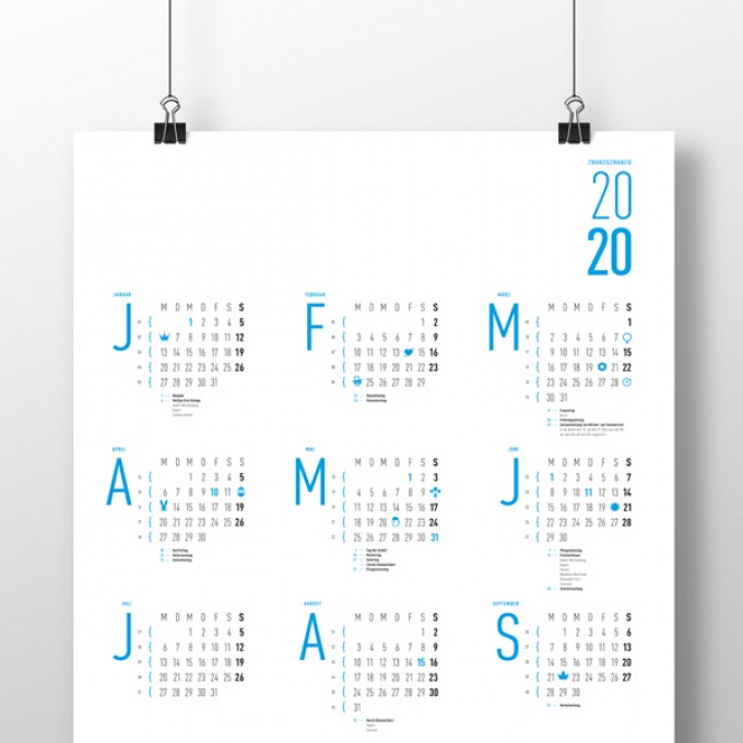 Sarifa – Wandkalender 2020 Sarifa – Wandkalender 2020