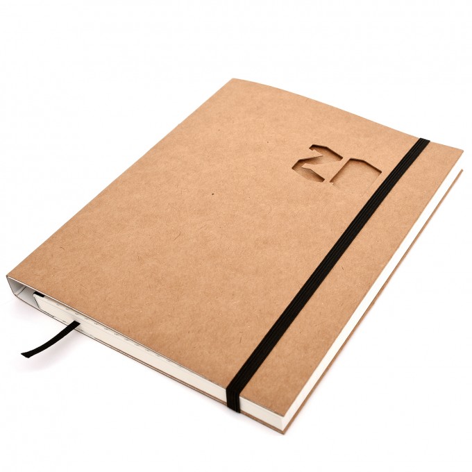 tyyp Kalender 2020 - Schweizer Broschur, Natur, handmade tyyp Kalender 2020 - Schweizer Broschur, Natur, handmade