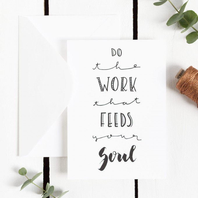 Kleine Papeterie // Do the Work // Luxe Karte Kleine Papeterie // Do the Work // Luxe Karte