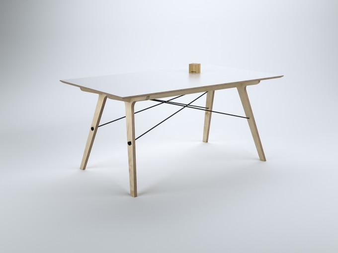 stückwerk plug(n)ply1 Tisch (150x90cm) stückwerk plug(n)ply1 Tisch (150x90cm)