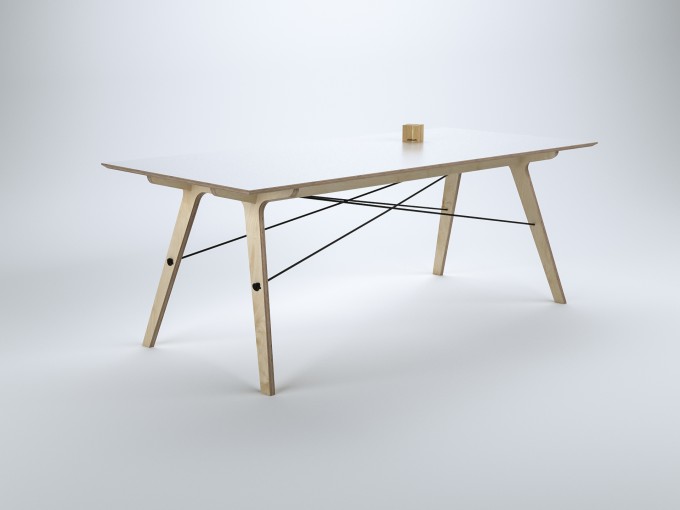 stückwerk plug(n)ply1 Tisch (190x90cm) stückwerk plug(n)ply1 Tisch (190x90cm)
