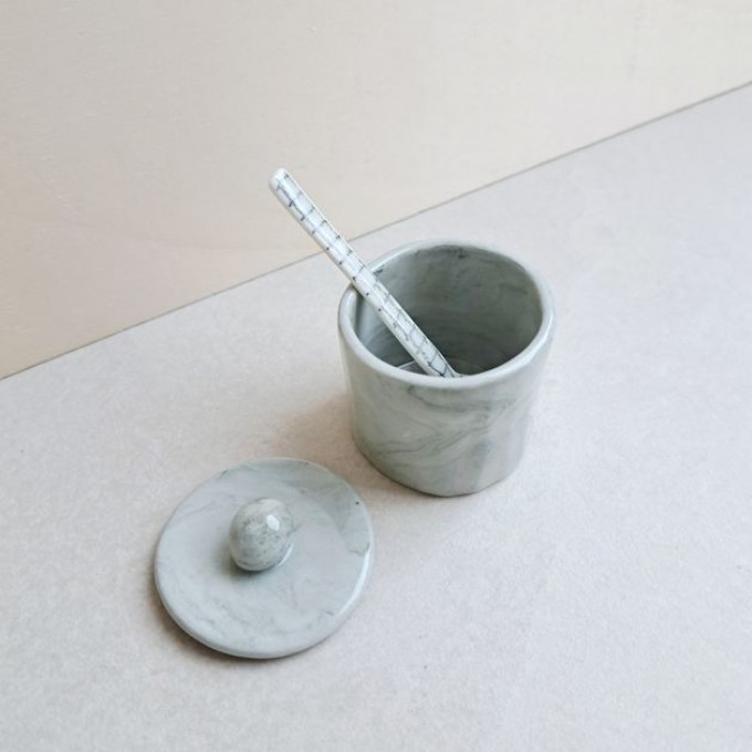 Skelini - Porzellan dose handgemacht